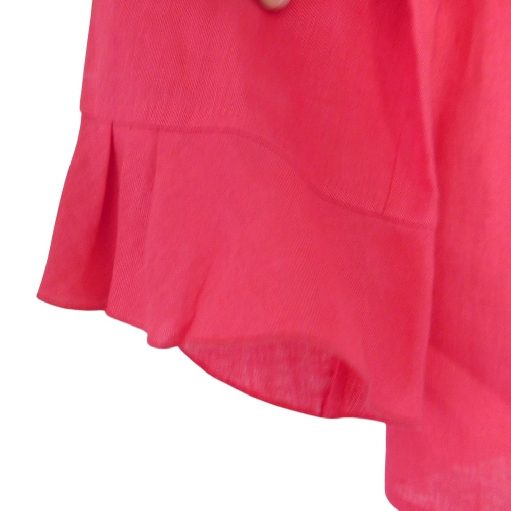 Vintage‎ Talbots 100% Irish  Linen Blazer size 12 Rasberry Pink Unlined - Picture 5 of 6
